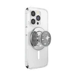 PopSockets PopGrip - Soporte magnético para teléfono MagSafe, Parte Superior Intercambiable, Agarre Seguro para Fundas MagSafe de iPhone, Soporte para visualización Manos Libres, Compatible con Carga