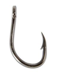 Live Bait vishaken, zwart, nikkel, grootte 3/0, 10 stuks