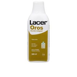 LACER OROS Colutório de 500 ml, enxaguamento oral, proteção bucal integral, ação tripla, previne o sangramento, reduz a sensibilidade dentária, protege contra a cárie