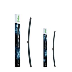 VALEO EVERGUARD - Premium - Un Kit di Spazzole Tergicristallo Flat Blade in Silicone VSF70 + VSF40 - Lunghezze: 700mm + 400mm - Anteriore (Confezione da 2)