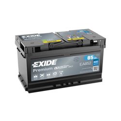 Bateria 12 V/85 AH - 800 CCA - Série EXIDE premium EA852