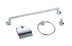 DP Grifería - kit de salle de bain Oxford, Chromé
