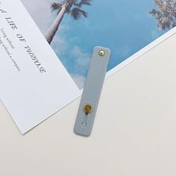 Anybase Support de poignée de téléphone Portable, Bande de préhension rétractable, Compatible avec la Plupart des Smartphones, Gris Clair