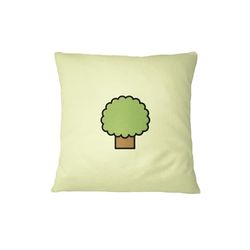 Bona Basics, Housse de Coussin décorative, Housse de Coussin décorative, décoration de Maison, pour canapé, café, Taille : 60 x 60 cm, Couleur : Jaune Clair