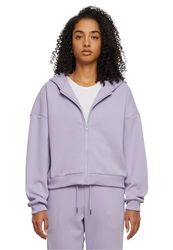 Urban Classics Dames Cozy Short Zip Hoody Capuchontrui, Dustylilac, M