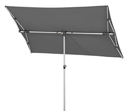Schneider Novara Parasol rectangulaire Anthracite 190 x 140 cm