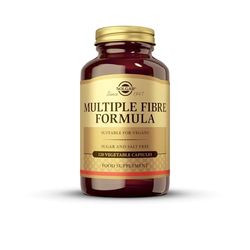 Solgar Multiple Fibre Formula Vegetable Capsules - Pack of 120 - Fibre Supplement for Digestive Support - Soluble and Insoluble Fibre - Vegan