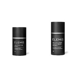 Elemis Boost Lozione Giorno Idratante per Uomini - 50 ml + Elemis Pro-Collagen Marine Crema Antirughe Idratante per Uomini - 30 ml