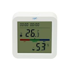 Intelligent temperatur- och luftfuktighetssensor PNI SafeHome PT252 WiFi Tuya Smart mobilapplikation