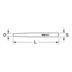 KS Tools 963.2587 Botador BRONZEplus 14 mm