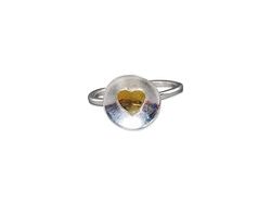 Anello cuore, anello in argento sterling 925, anello dichiarazione, gioielli cuore, anello fatto a mano (11)