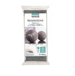 GLOREX Inspirations-Keramistone 400 g GLOREX 340-Keramistone, Argilla indurente all'Aria con Struttura granitica di Alta qualità, per Modellare, Rivestire e Decorare, Colore Granit, 6 8070 340