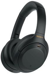 Sony WH1000XM4 Noise Cancelling draadloze Bluetooth headset (geoptimaliseerd voor Alexa en Google Assistant, 30 uur batterijduur, optimaal voor werken thuis, microfoon voor handsfree bellen) zwart