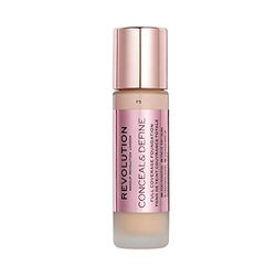 Makeup Revolution, Conceal & Define, Base de maquilhagem, F5, 23ml