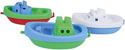 Lena 65470 Plástica Agua Divertida Barcos 3-Piezas Set por 1+ Año Niños, Multicolor