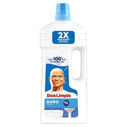 Don Limpio Baño Limpiador Liquido 1.5l, Producto de limpieza para Baño 2X mas poder antical, Elimina el 100 % de los Restos de Jabon