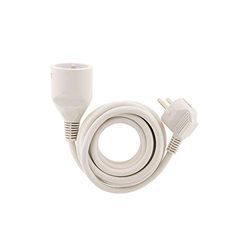 Zenitech - Extensão 16A 2P+T HO5VV-F 3G1,5 mm² branco 5 m