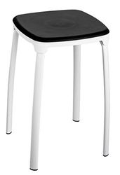 King Collection King Home S1407209/à Tabouret, Noir en Polypropylène