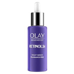 Olay Retinol 24 Sérum Facial De Noche, Con Complejo Retinoide Y Niacinamida (Vitamina B3) Para Una Piel Suave Y Radiante En 14 Noches, Sin Fragancia, 40 ml