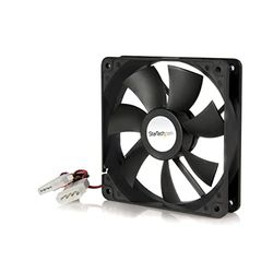 StarTech com 120 x 25 mm computerbehuizing met dubbele kogellagers met LP4-connector (FANBOX12)
