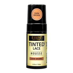 EBIN Tinted Lace Mousse (Dark Brown, 100 ml)