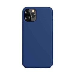 Siliconen beschermhoes voor camera en iPhone 11 Pro Max blauw