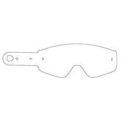 O'NEAL | Pièces détachées pour lunettes de motocross | Moto Enduro | Film d'arrachage laminé pour une clarté maximale avec moins de couches de film | Pack d'arrachage pour lunettes B 50 laminé | Blanc