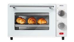 Silva Homeline MB 9500 440103 Minibackofen, 100-230° C regelbar, inklusive Backblech, Grillrost und Zange, 650 W, 230 V