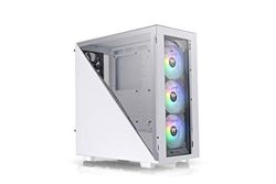 Thermaltake Divider 300 TG Snow | Midi-ATX PC-hölje | 3 x härdat 3 mm glassiddel | vit, CA-1S2-00M6WN-00