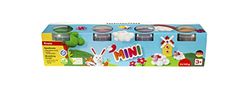 Eberhard Faber 572510 - Plasticine set 4 kleuren, 140 g per stuk, kinderplastic in hersluitbare cups