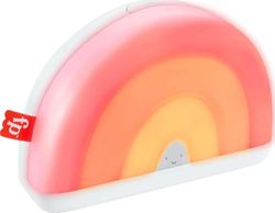 Fisher-Price Arcoíris calmante Juguete con luces cálidas y sonidos relajantes, ayuda para conciliar el sueño, regalo para bebé recién nacido (Mattel HGB91)