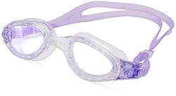 Aqua-Speed ETA Occhiali da Nuoto monoblocco da Uomo, Lenti Colorate Trasparente/Viola, Taglia Unica