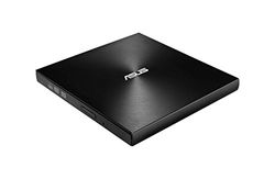 ASUS - Masterizzatore DVD ZenDrive U9M esterno, sottile, velocità 8x, con supporto M-Disc, compatibilità USB 2.0 di tipo C e A, compatibile con Windows e Mac OS, nero