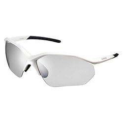 SHIMANO Lunettes Equinox 3 PH Blanc Cyclisme Mixte Adulte, Taille Unique