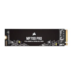 CORSAIR MP700 PRO 1 TB M.2 PCIe Gen5 x4 NVMe 2.0 SSD - M.2 2280 - Upp till 11 700 MB/Sek Sekventiell Läsning - High-Density TLC NAND - Svart