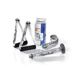 TheraBand Accessoireset (1 paar handgrepen, 1 deuranker, 1 assist) grijs-zwart, eenheidsmaat