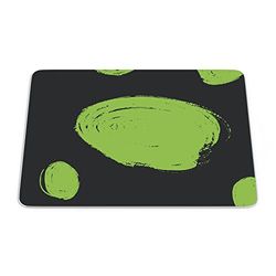 Bonamaison, Rechthoek Pop Art Digitale bedrukte muismat, antislip onderkant, voor kantoor en thuis, afmetingen: 22x18 cm