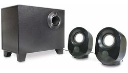 LogiLink Haut-Parleur stéréo 2.1 avec Caisson de Basses