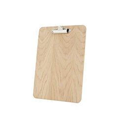 Chalkboards UK-Porte-Bloc en Bois, Bois Dense, Naturel, A5 (24 x 17.2 x 1.2cm)