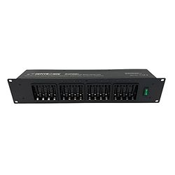 Infitronic IN19PLG001 – Cargador de batería Profesional de 19 Pulgadas 2HE para 16 Pilas Ni-MH AA/AAA
