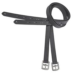 HKM 555499 Étrivières – Zeus – Lot de 2, XL, Noir