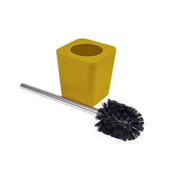 Douceur d'Intérieur Toilet Brush, Hot Honey, 11.6 x 11.6 x 38.2 CM
