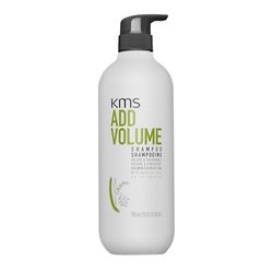 KMS Addolume Shampooing pour cheveux fins à moyens, manquant de volume ou qui semblent fins, plus de volume, cheveux plus forts, formule végétalienne avec riz upcyclé, sans silicone, 750 ml