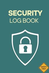 Security Log Book: Numbered incident sheets are organized in a daily incident report book, incident details record book, and incident details record book. 6'' x 9''