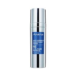 Avon Anew Anti-Wrinkle Smoothing Serum 30ml, Anti-Ageing Formula, 1.0% Retinol to Target Fine Lines, Boosts Collagen, Cruelty Free