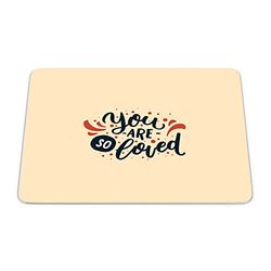 Bonamaison, Tapis de Souris Rectangle Imprimé Numériquement, Fond Antidérapant, pour Bureau et Maison, Taille: 22x18cm