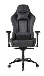 DELTACO Gaming DC440D Gaming Stoel, Suède Materiaal - Donker Grijs