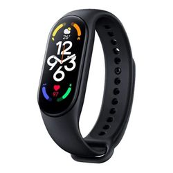 NK Xiaomi Smart Miband 7 aktivitetsarmband, vattentät 5 ATM, frekvensövervakning, App Mi Fit, AMOLED-skärm, 180 mAh, 12 träningslägen, svart