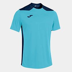 Joma Chemise Manches Courtes Championship VI Turquoise Fluor Marine, 101822.013.6Xs-5Xs