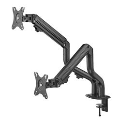 OPLITE MT10 Monitor Arm houder voor twee schermen, tv-bevestiging, 17 inch tot 32 inch voor bureau, VESA-bevestiging